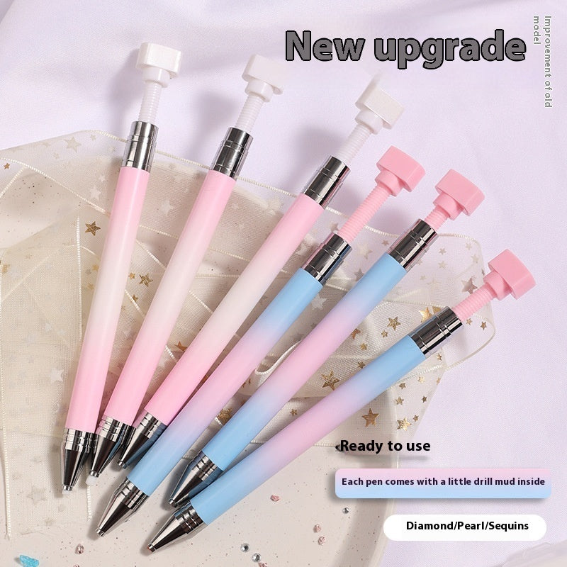 Color Gradient Rotary Nail Art Rhinestones Picking Pen Tool