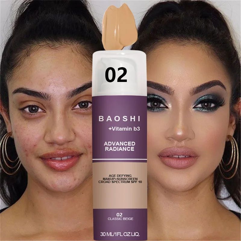 30ml Concealer Foundation Waterproof Long Lasting Dark Skin