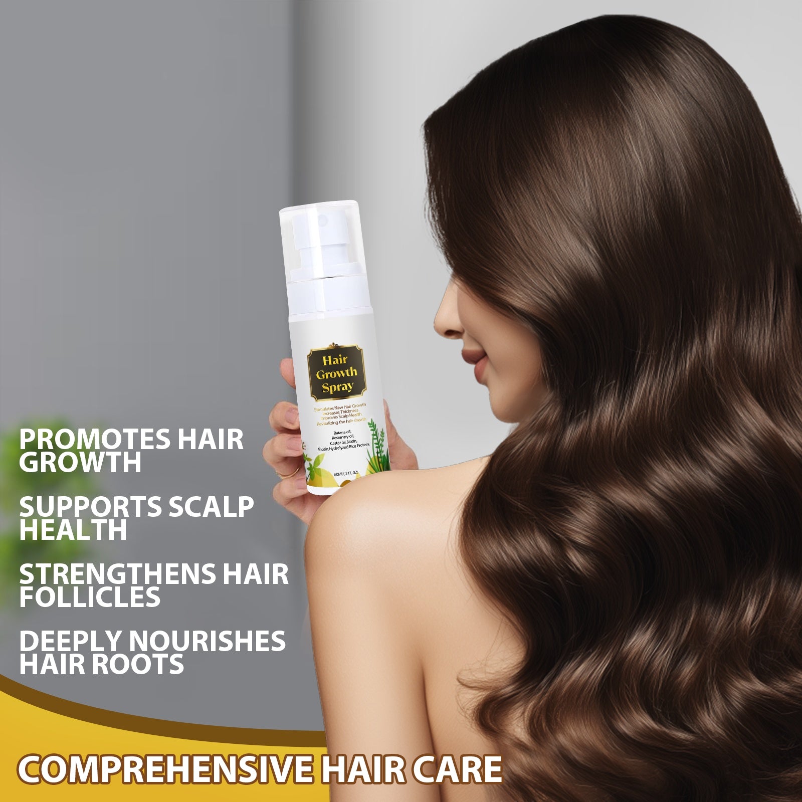 Natural Hair Growth Oil - Battana Rosemary Serum Biotin Caffeine Scalp Treatment - Thinning Hair Regrowth And Thickening For Women And Men-It Is Forbidden To Sell On The TikTok Platform