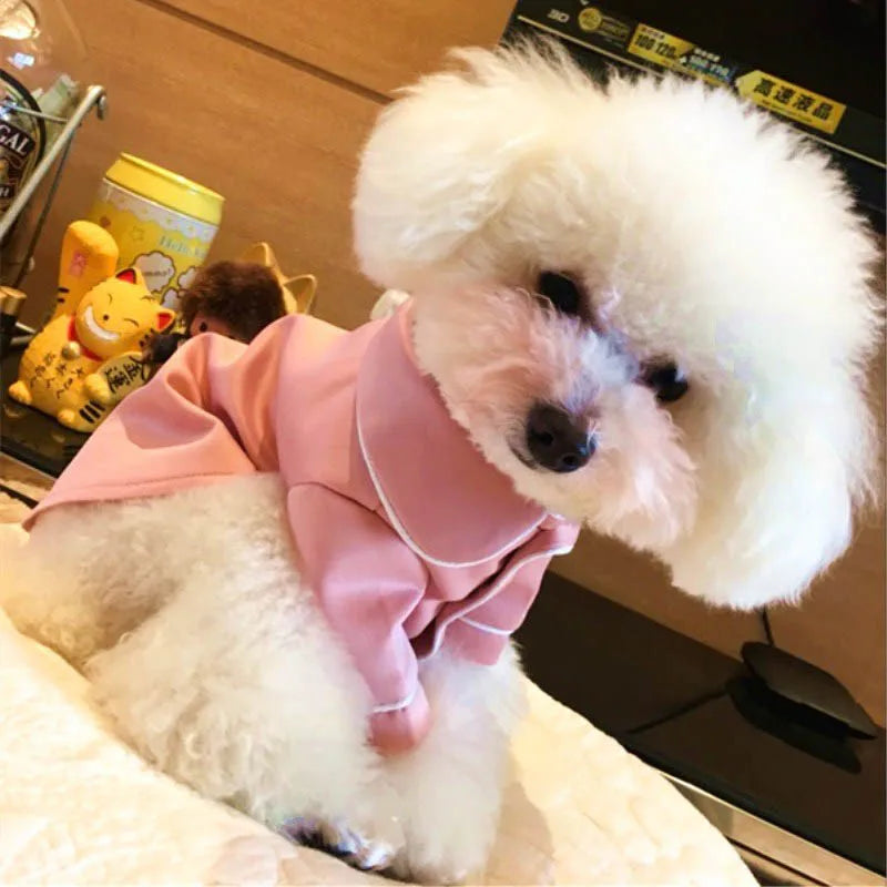 Pet French Bulldog Pajamas Fashion Pets Dogs Clothing Chihuahua Puppy Outfit Small Medium Dogs Costume Pet Clothes Ropa Perro