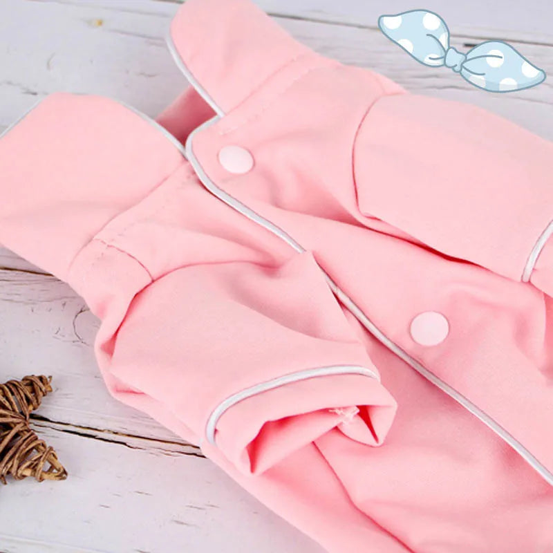 Pet French Bulldog Pajamas Fashion Pets Dogs Clothing Chihuahua Puppy Outfit Small Medium Dogs Costume Pet Clothes Ropa Perro