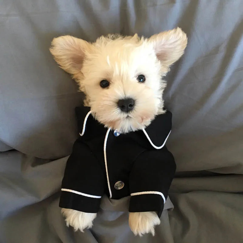 Pet French Bulldog Pajamas Fashion Pets Dogs Clothing Chihuahua Puppy Outfit Small Medium Dogs Costume Pet Clothes Ropa Perro