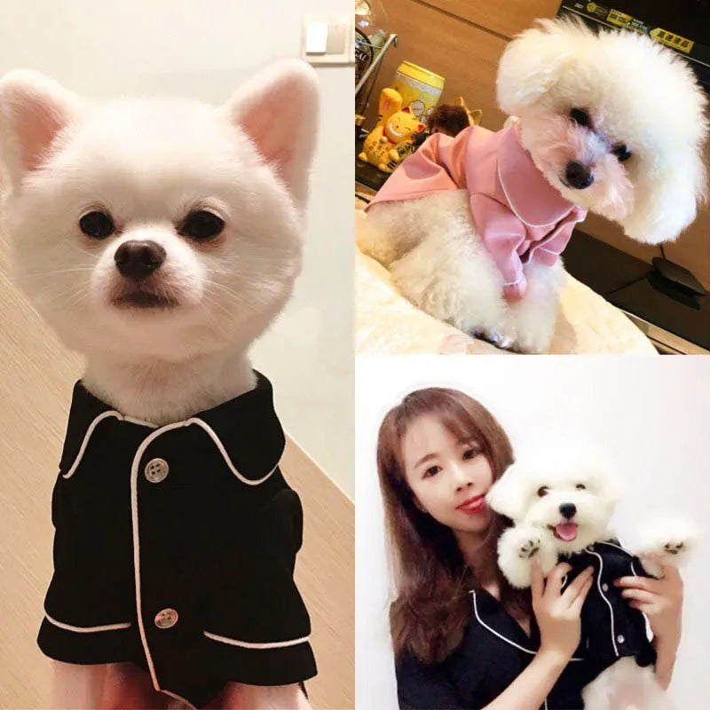 Pet French Bulldog Pajamas Fashion Pets Dogs Clothing Chihuahua Puppy Outfit Small Medium Dogs Costume Pet Clothes Ropa Perro