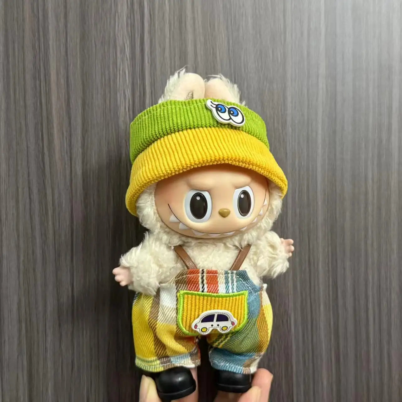 Only Clothes For Labubu Pendant Doll Clothing 17cm Skirt Dressing Set Halloween Baby Dolls Cute Toy Gift Wings Fashion Trend