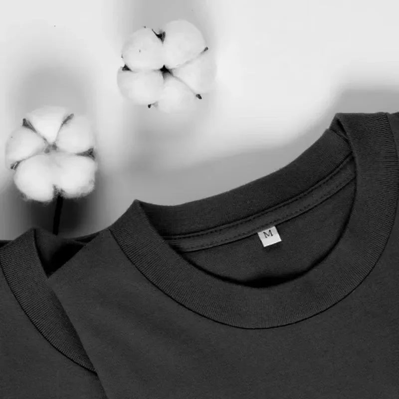 2025 New Letter Print T-Shirt Short Sleeve Cotton Round-neck Women's Men T-shirt Streetwear Y2k Clothes Summer Tops Comfortable