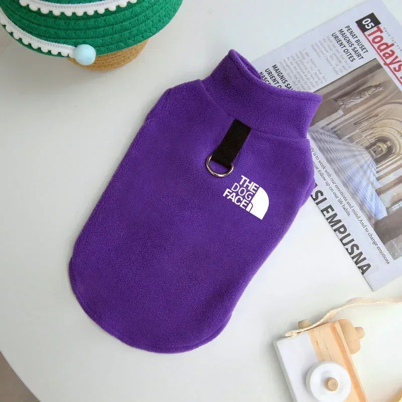 Pet Clothing for Autumn and Winter Dog Clothing Made of Fleece That Can Be Pulled To Keep Warm Vest Size Small Pet Clothing