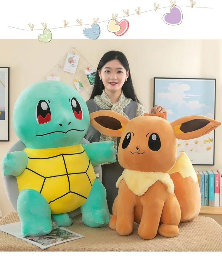 40cm Large Size Pokemon Plush Toy Snorlax Beast Cartoon Pikachu Plushies Cloth Doll Children's Gift