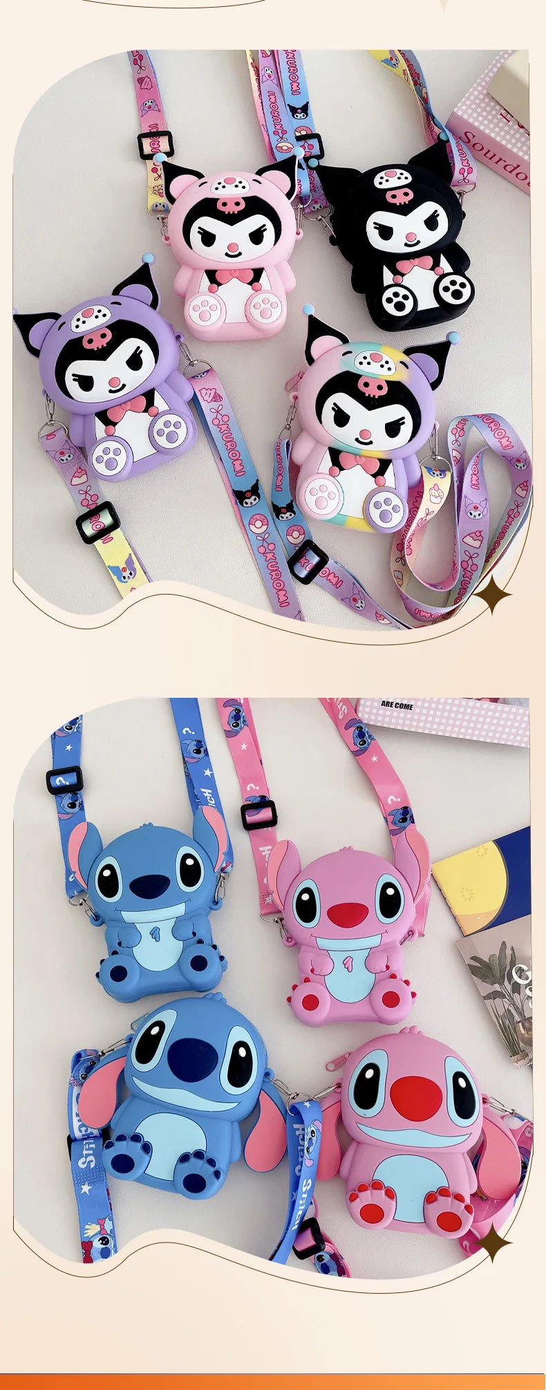 Popular Children's Change Bag Storage Labu Cloth Student Satchel Portable Children's Silicone Storage