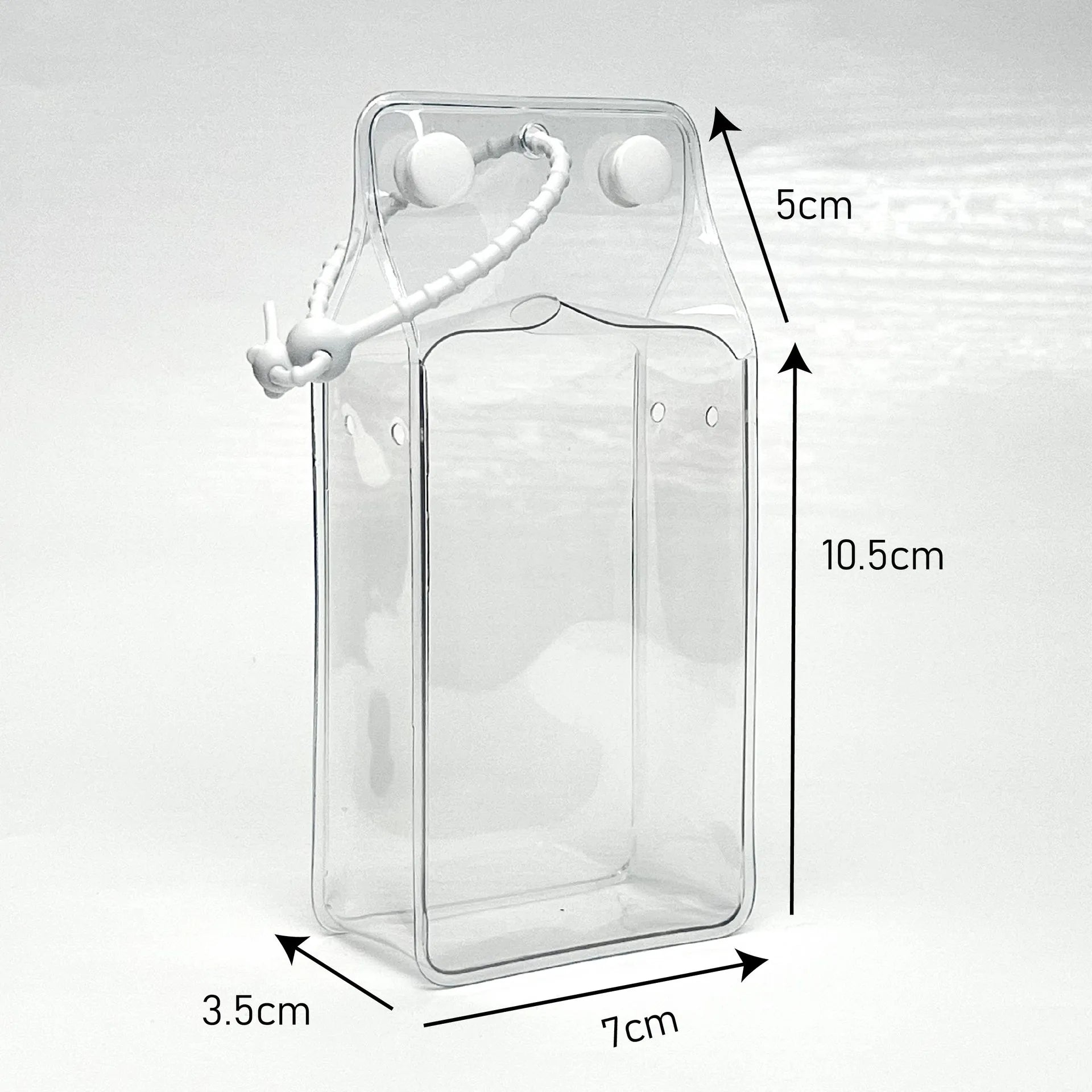 For 10cm Labubu Mini Dolls Transparent Protective Cover Labubu 4.0 plush Keychain Pendant dust cover storage bag Protection box