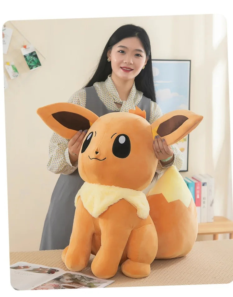 40cm Large Size Pokemon Plush Toy Snorlax Beast Cartoon Pikachu Plushies Cloth Doll Children's Gift
