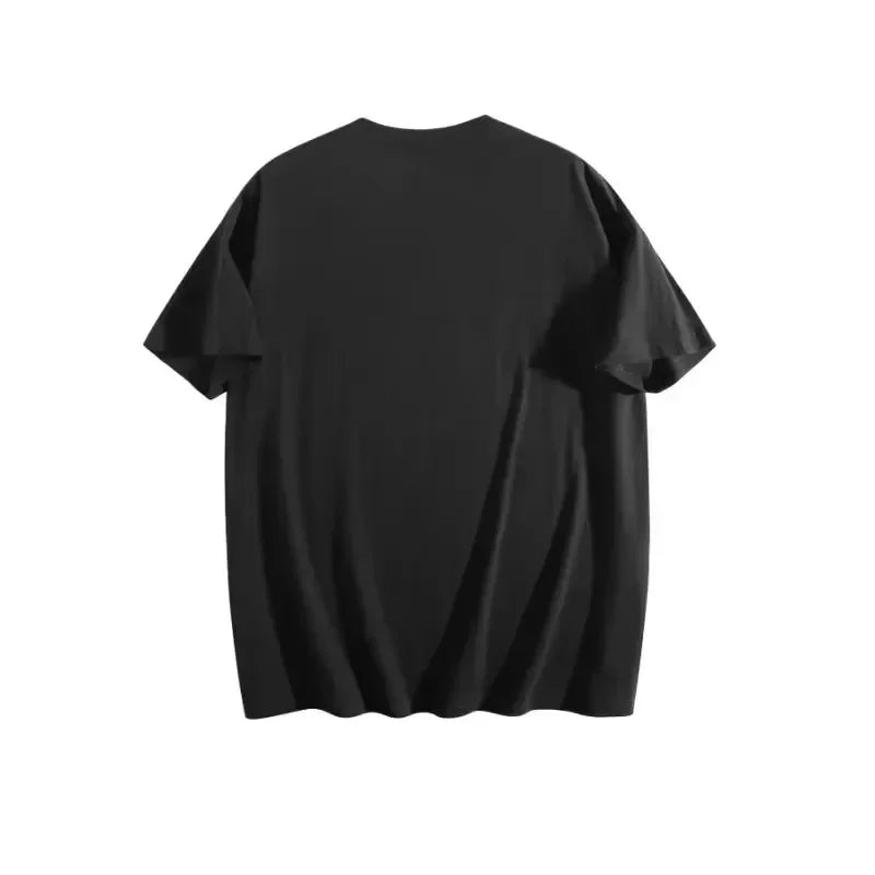 2025 New Letter Print T-Shirt Short Sleeve Cotton Round-neck Women's Men T-shirt Streetwear Y2k Clothes Summer Tops Comfortable