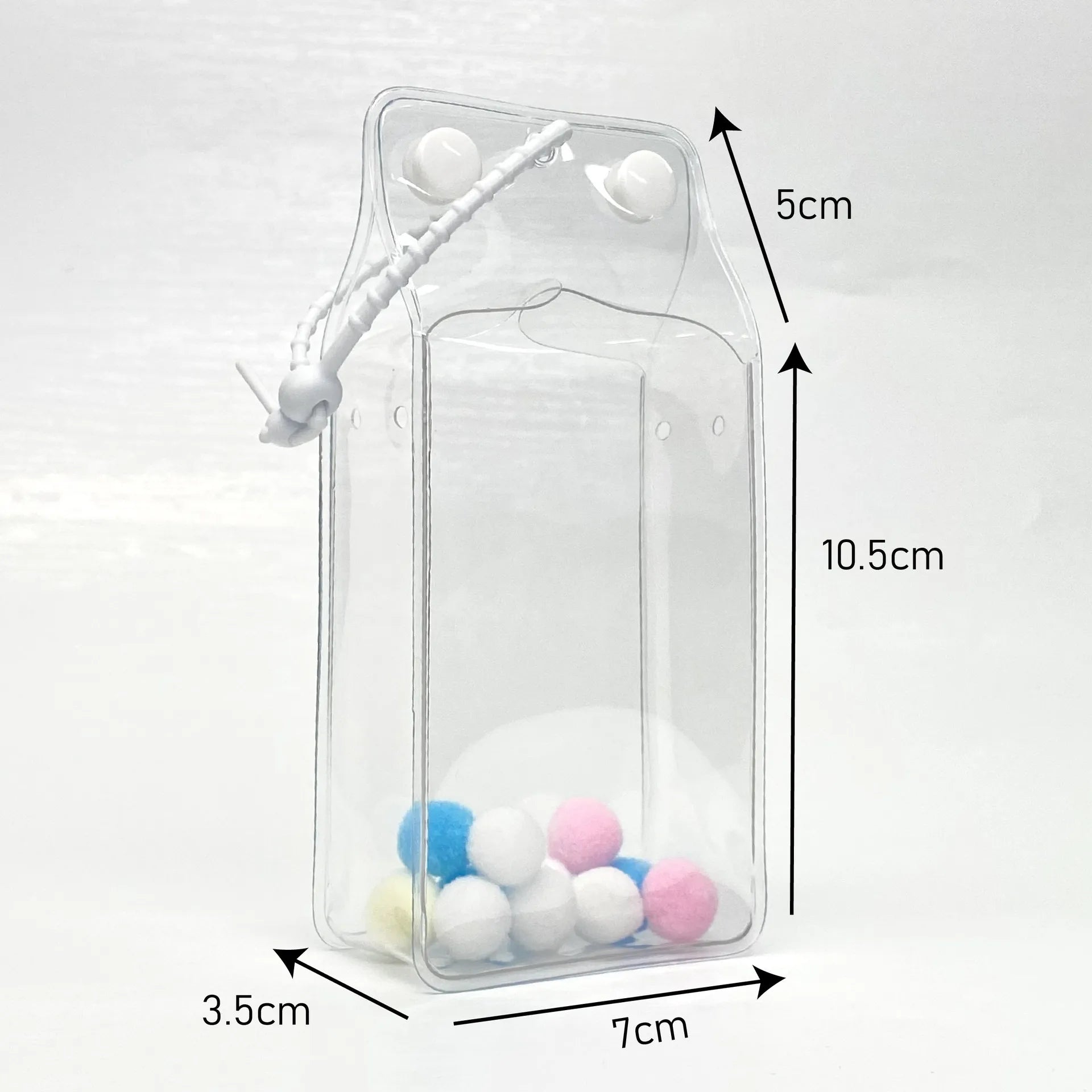 For 10cm Labubu Mini Dolls Transparent Protective Cover Labubu 4.0 plush Keychain Pendant dust cover storage bag Protection box