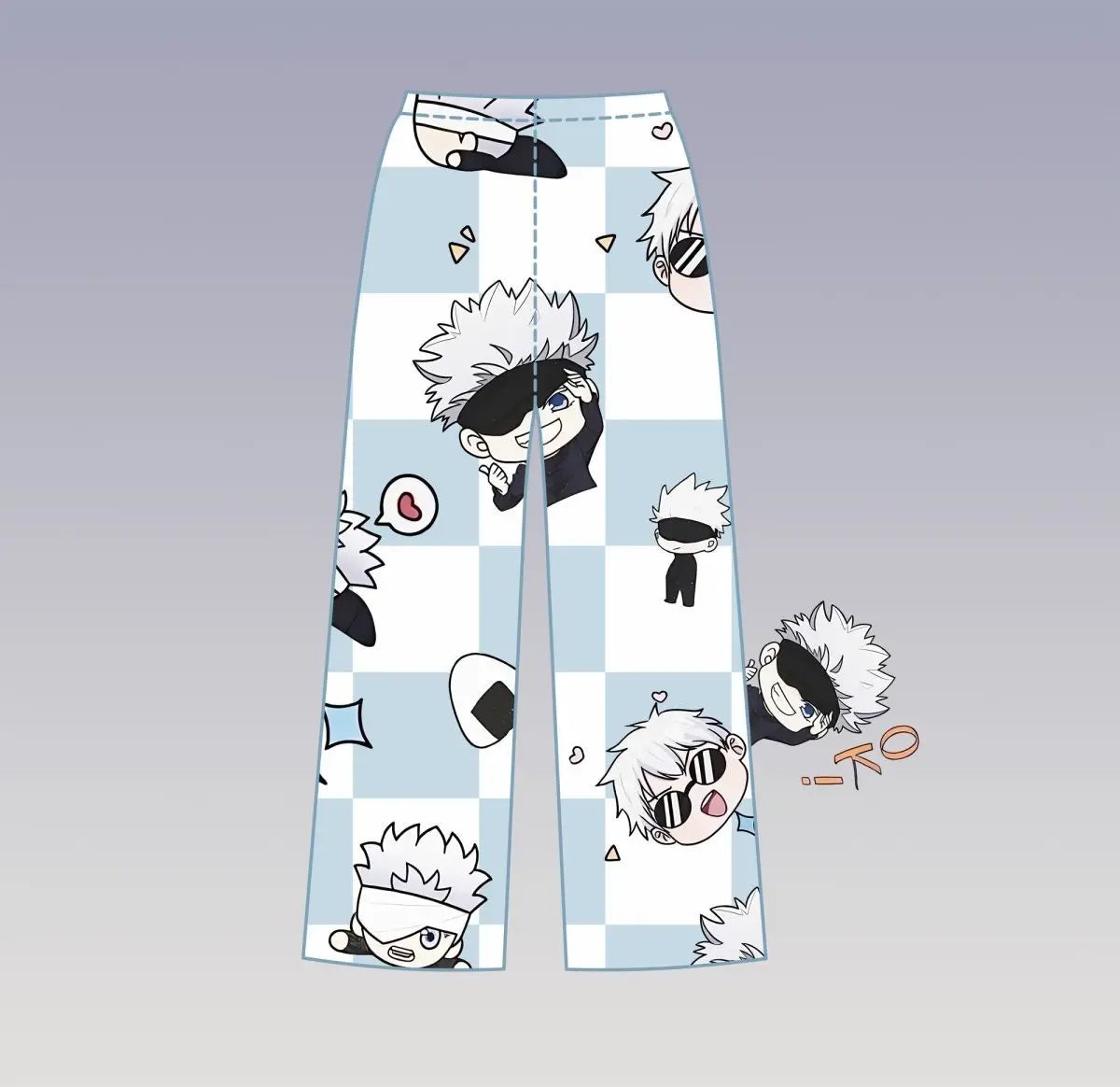 Anime Jujutsu Kaisen Gojo Satoru periphery cute pajamas spring and summer couples can wear outside home wear set birthday gifts