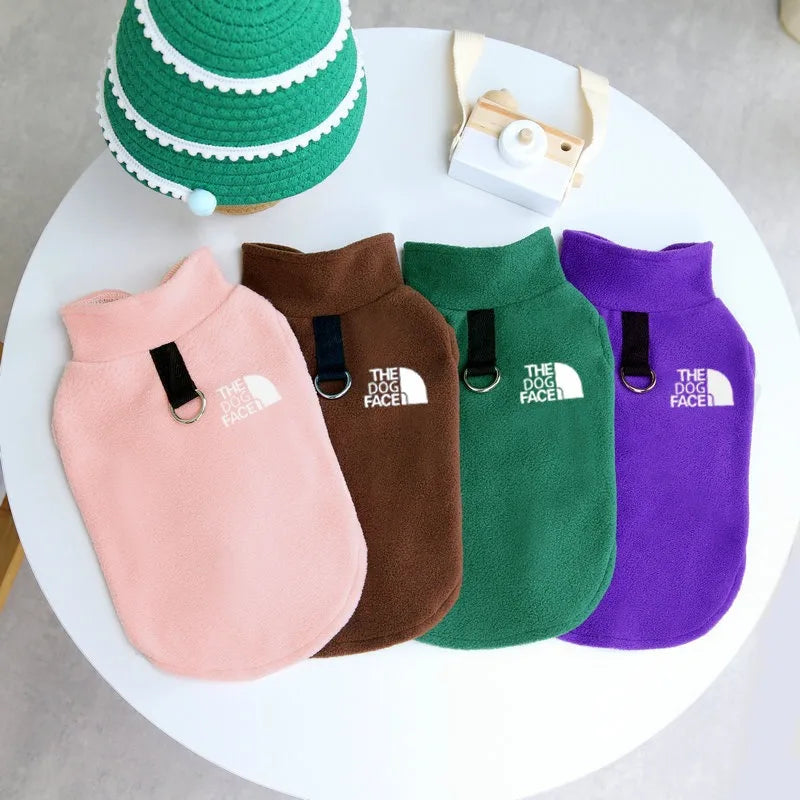 Pet Clothing for Autumn and Winter Dog Clothing Made of Fleece That Can Be Pulled To Keep Warm Vest Size Small Pet Clothing