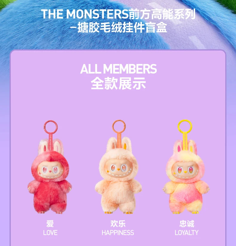 POP MART LABUBU THE MONSTERS Big into Energy Series Vinyl Plush Blind Box Toys Kawaii Anime Action Figure Surprise Mystery Box