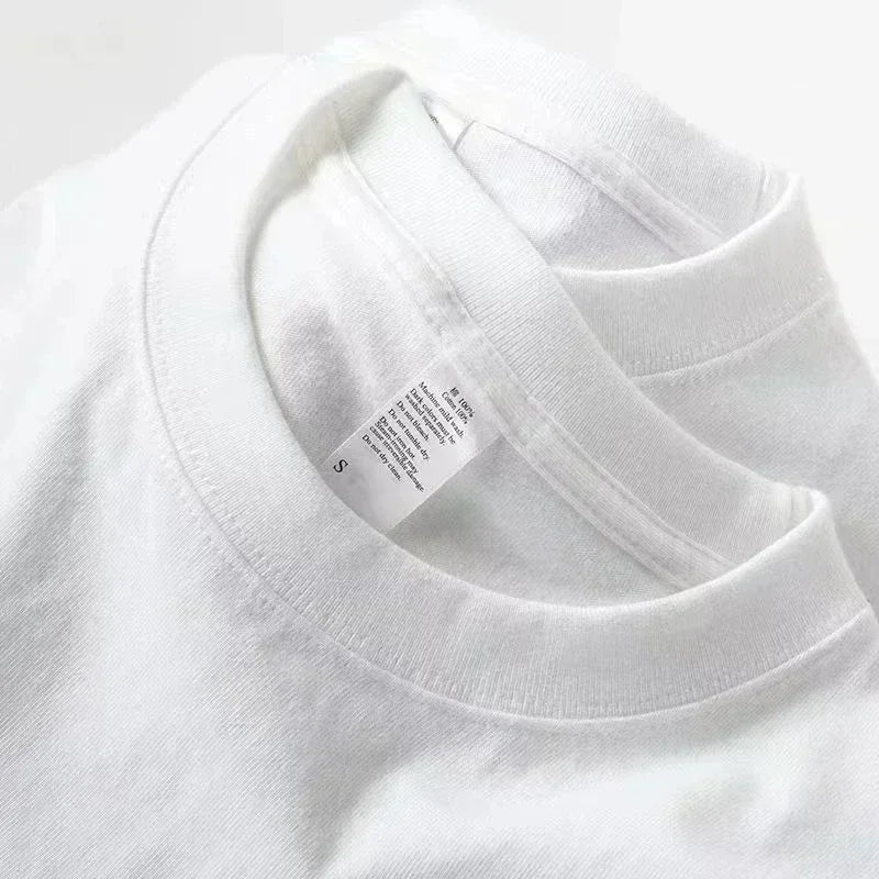 2025 New Letter Print T-Shirt Short Sleeve Cotton Round-neck Women's Men T-shirt Streetwear Y2k Clothes Summer Tops Comfortable