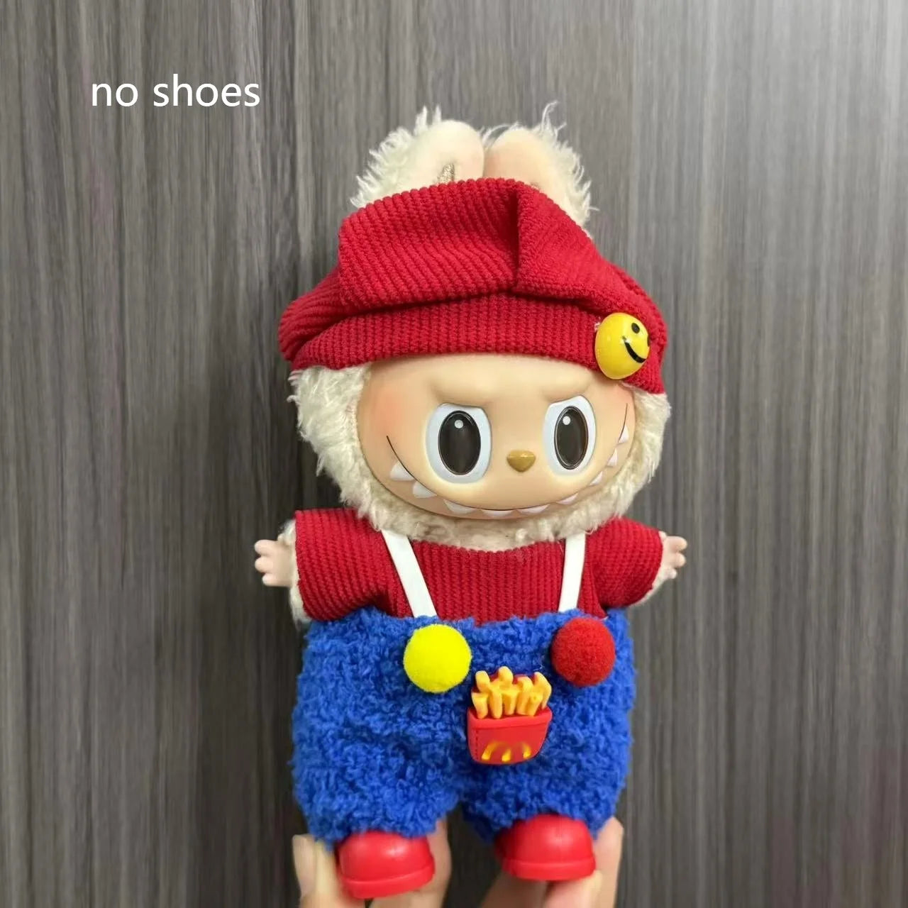 Only Clothes For Labubu Pendant Doll Clothing 17cm Skirt Dressing Set Halloween Baby Dolls Cute Toy Gift Wings Fashion Trend