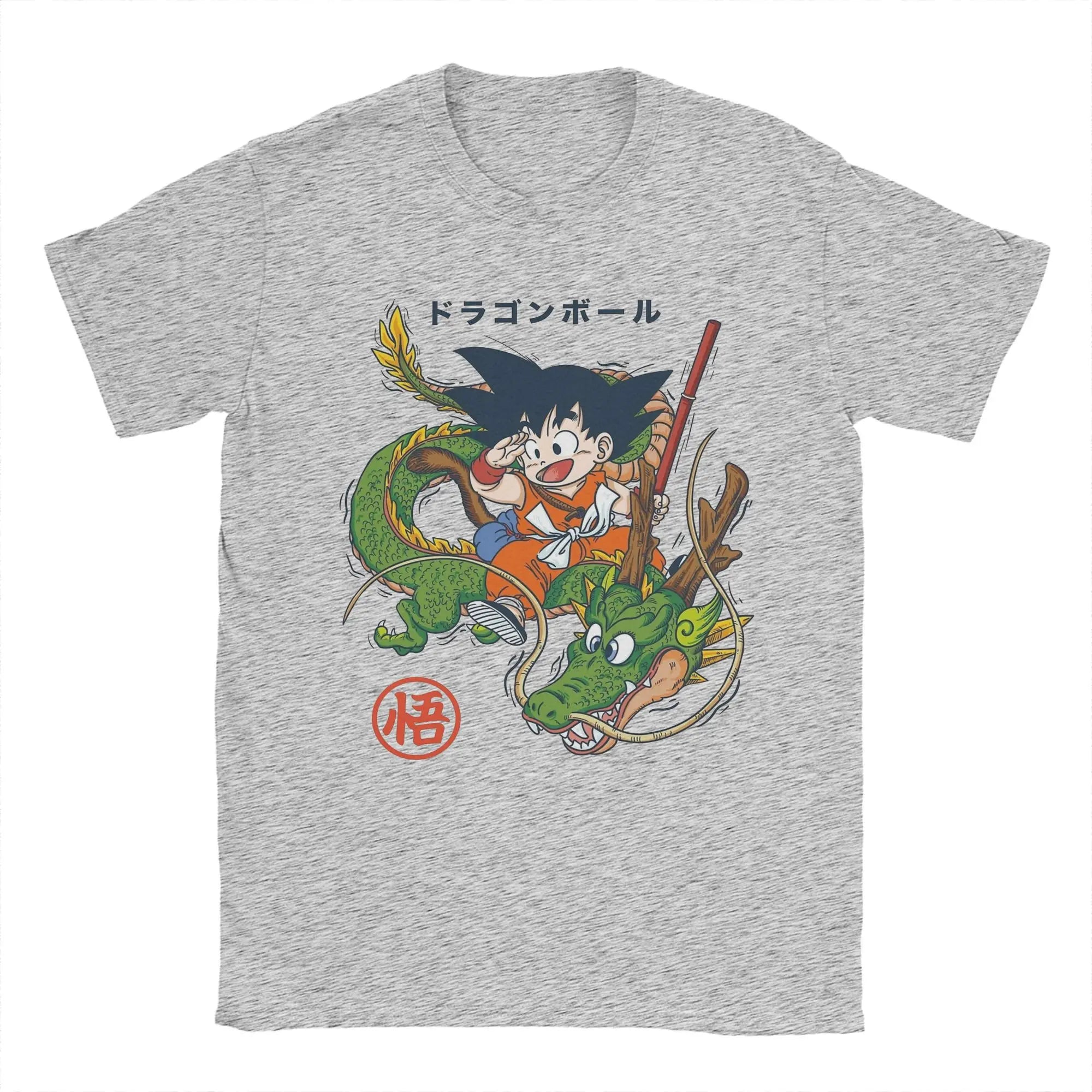 Dragon Ball Men Women Goku & Shenron T Shirts DBZ Cotton Clothing Novelty Short Sleeve Crew Neck Tee Shirt Gift Idea T-Shirts