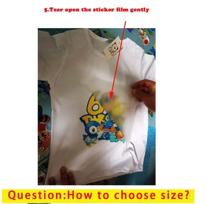 New Italian Brainrot Cartoon Iron on Patches for Clothing DIY T-shirt Heat Transfer Stickers Children Clothes Custom Sticker