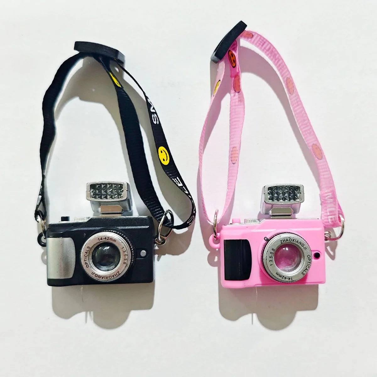 17cm Labubu Flash Camera Cotton Doll Accessory Decorative Camera Bag for Photography Enthusiasts And Collectors