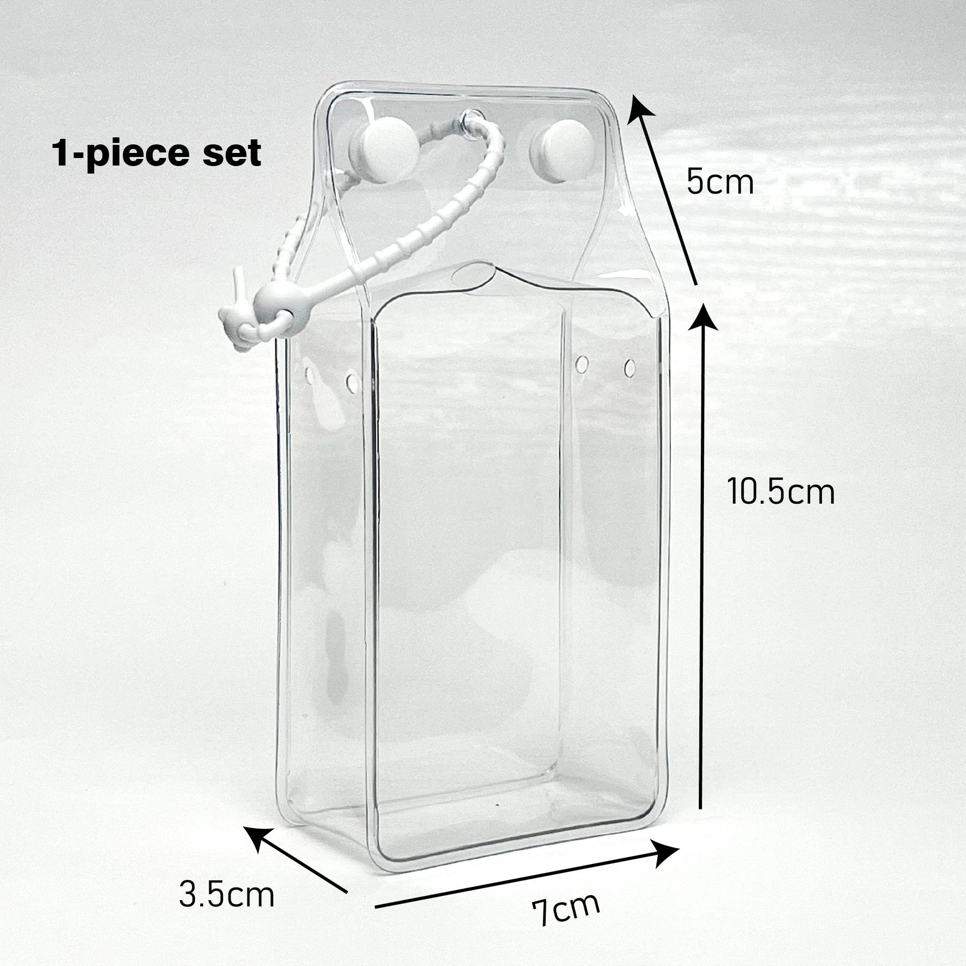 For 10cm Labubu Mini Dolls Transparent Protective Cover Labubu 4.0 plush Keychain Pendant dust cover storage bag Protection box