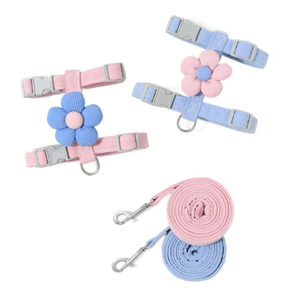 Pet Traction Rope Self Carrier Pet Leash Harness Set Pet Vest Portable Multifunctional Pet Leash For Outdoor Pet Accessories