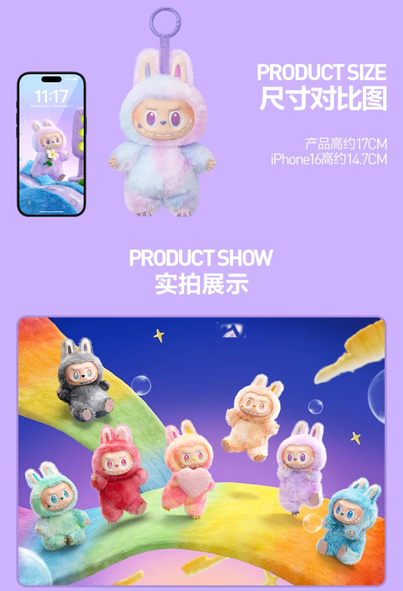 POP MART LABUBU THE MONSTERS Big into Energy Series Vinyl Plush Blind Box Toys Kawaii Anime Action Figure Surprise Mystery Box