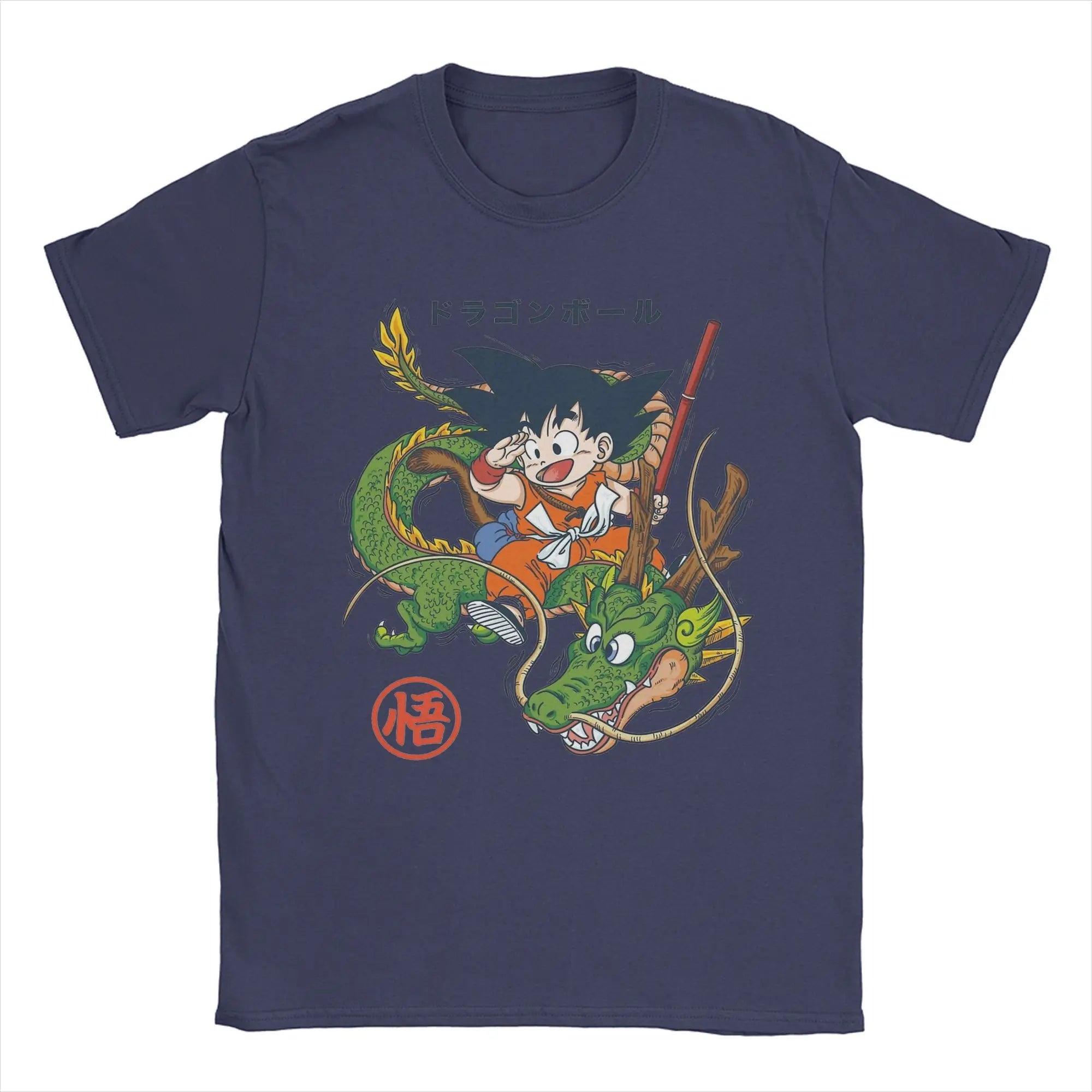 Dragon Ball Men Women Goku & Shenron T Shirts DBZ Cotton Clothing Novelty Short Sleeve Crew Neck Tee Shirt Gift Idea T-Shirts