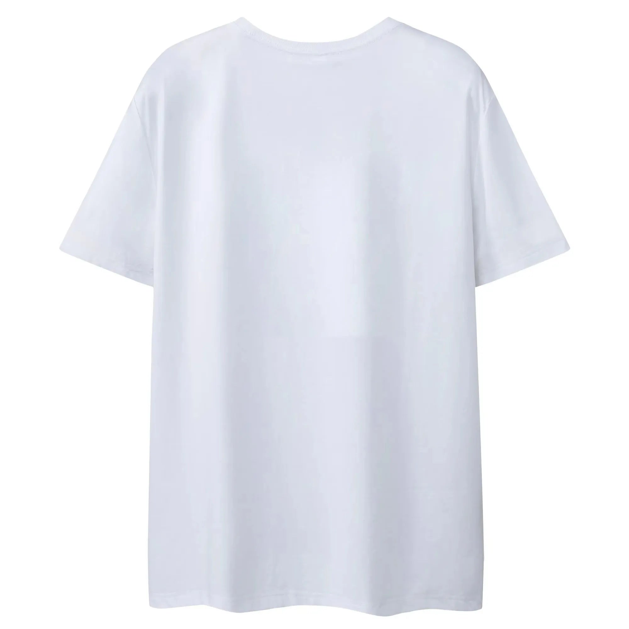 2025 New Letter Print T-Shirt Short Sleeve Cotton Round-neck Women's Men T-shirt Streetwear Y2k Clothes Summer Tops Comfortable