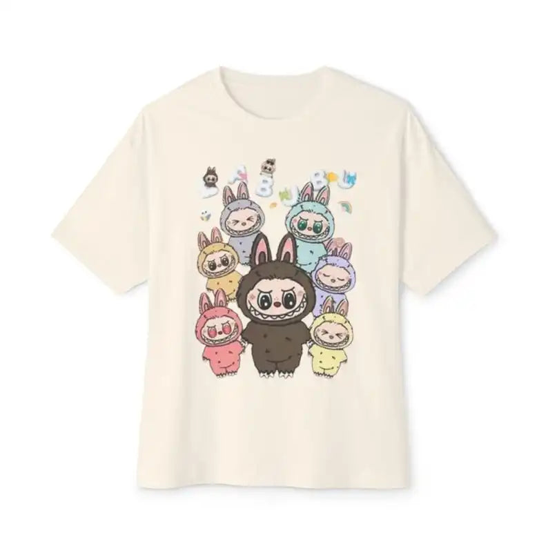 2025 New Unisex Women's T-Shirt Harajuku Fun Cartoon T-Shirt 90s Printed T-Shirt Aesthetic T-Shirt Comfortable Short Sleeve