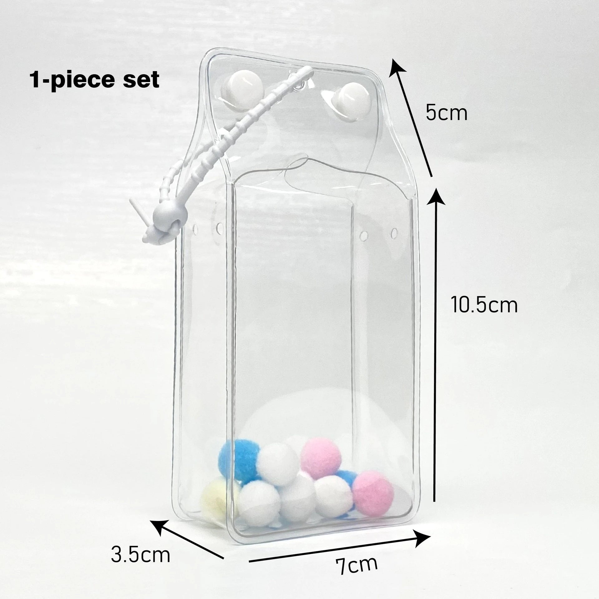 For 10cm Labubu Mini Dolls Transparent Protective Cover Labubu 4.0 plush Keychain Pendant dust cover storage bag Protection box