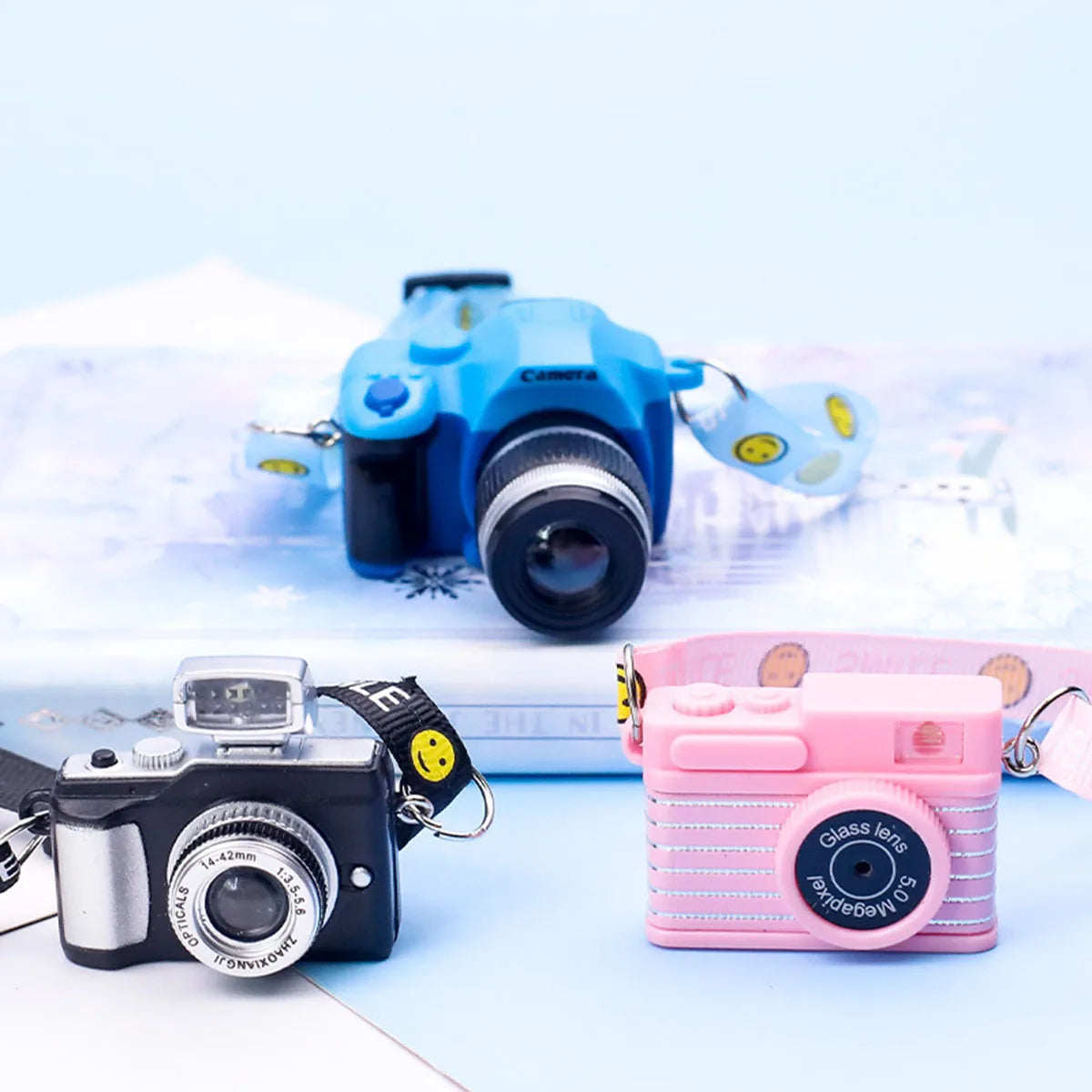 17cm Labubu Flash Camera Cotton Doll Accessory Decorative Camera Bag for Photography Enthusiasts And Collectors