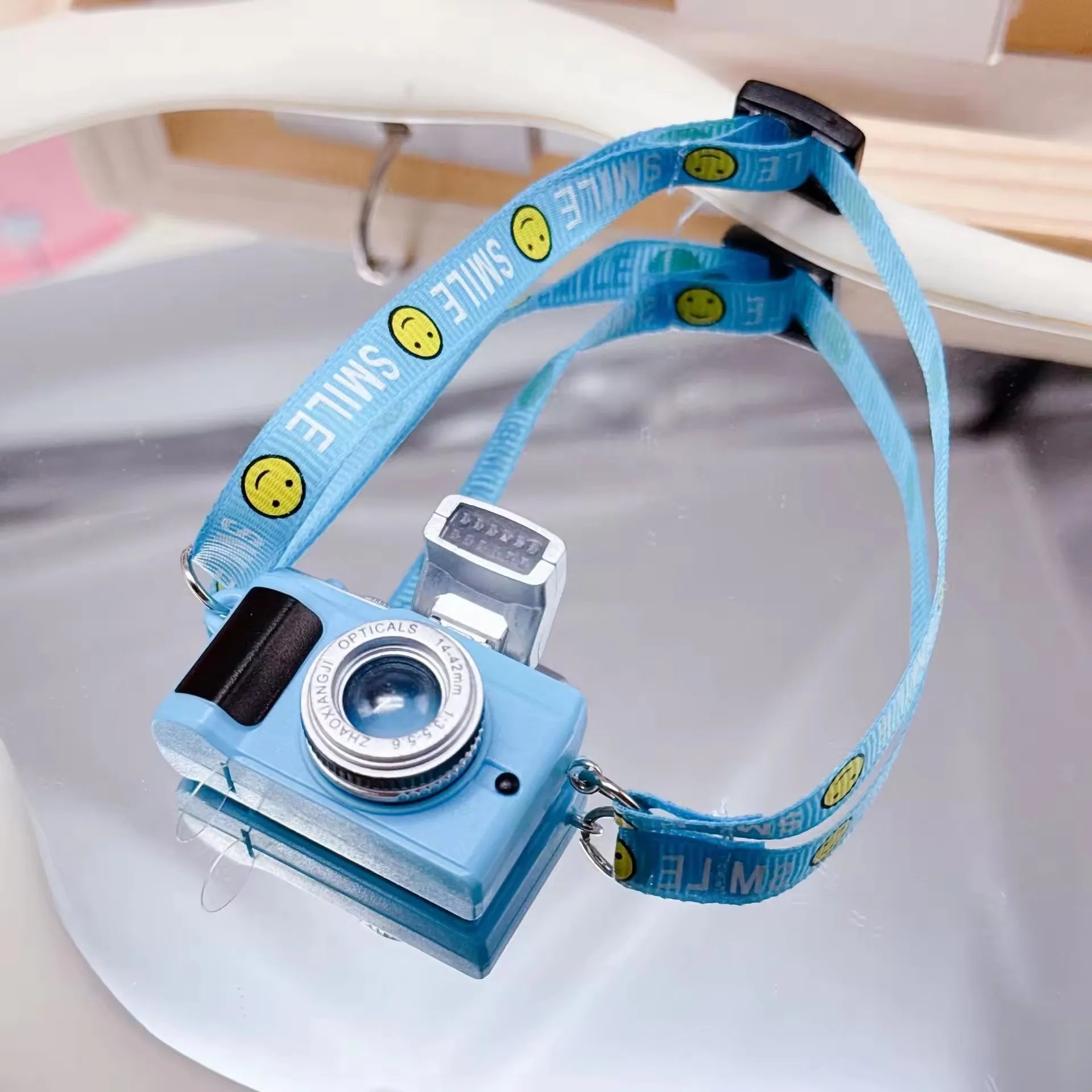 17cm Labubu Flash Camera Cotton Doll Accessory Decorative Camera Bag for Photography Enthusiasts And Collectors