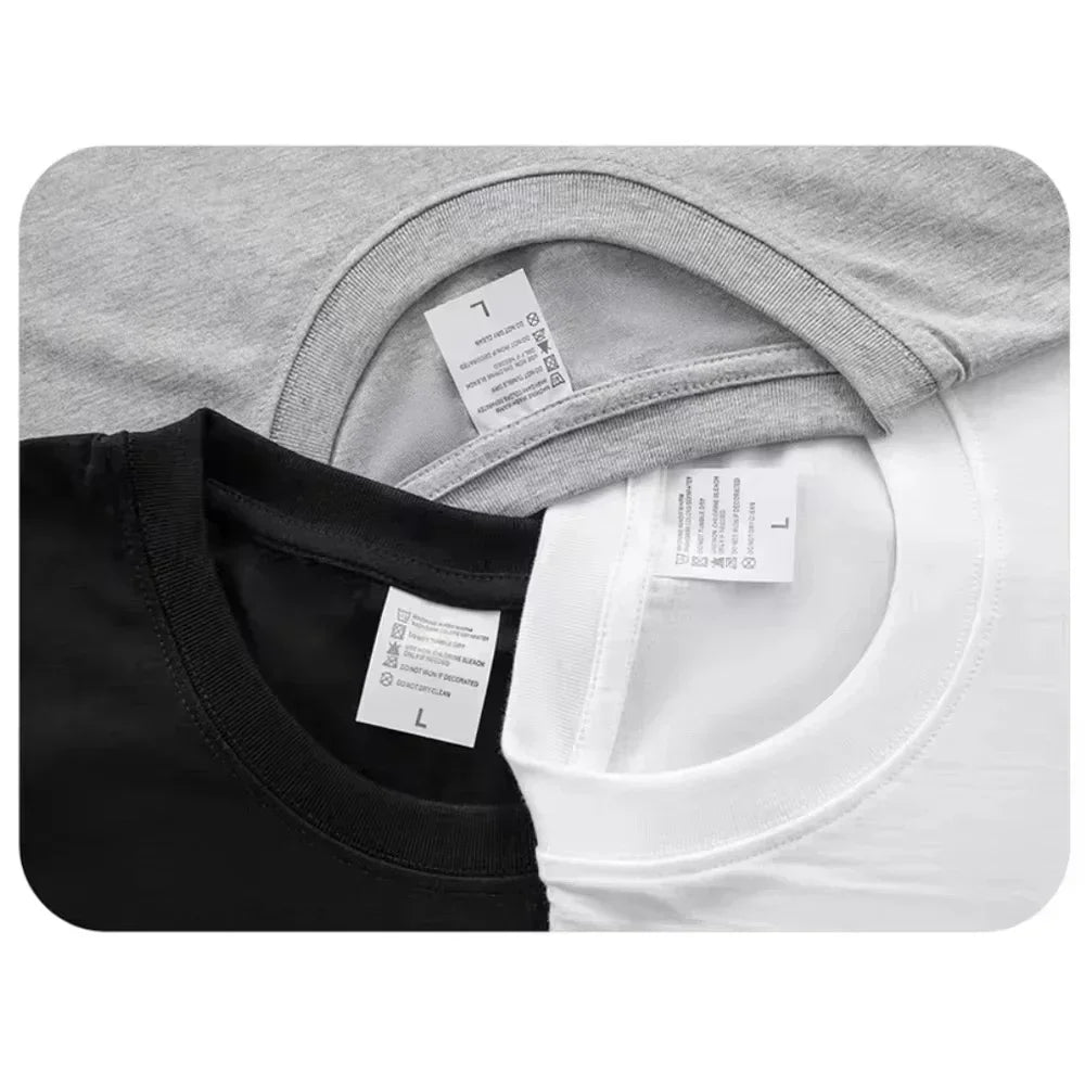 2025 New Letter Print T-Shirt Short Sleeve Cotton Round-neck Women's Men T-shirt Streetwear Y2k Clothes Summer Tops Comfortable