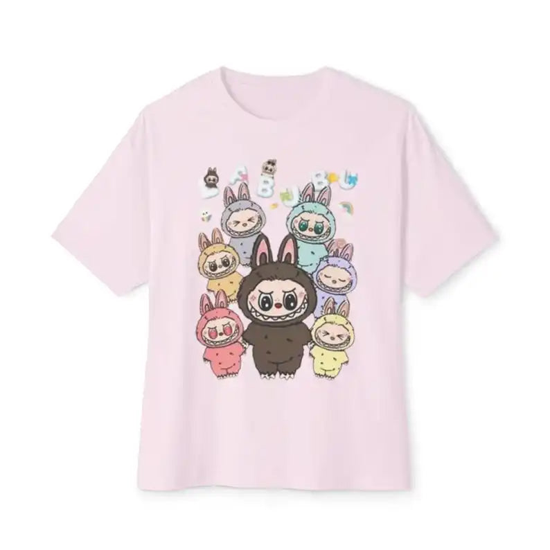 2025 New Unisex Women's T-Shirt Harajuku Fun Cartoon T-Shirt 90s Printed T-Shirt Aesthetic T-Shirt Comfortable Short Sleeve