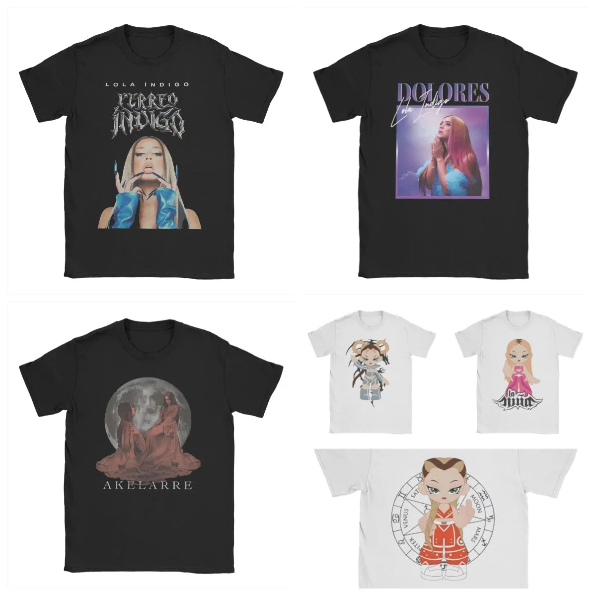 Lola 2025 Indigo Tour Merch T Shirt Men Women Humorous T-Shirt Summer Singer Tee Short Sleeve Tops Clothing