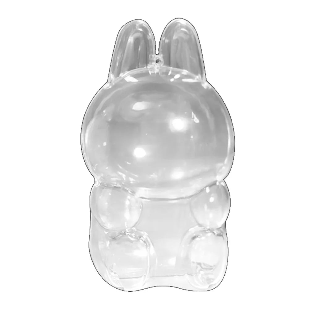 LABUBU transparent protective case, protective cover, dust cover, storage box, canvas cloth for labubu