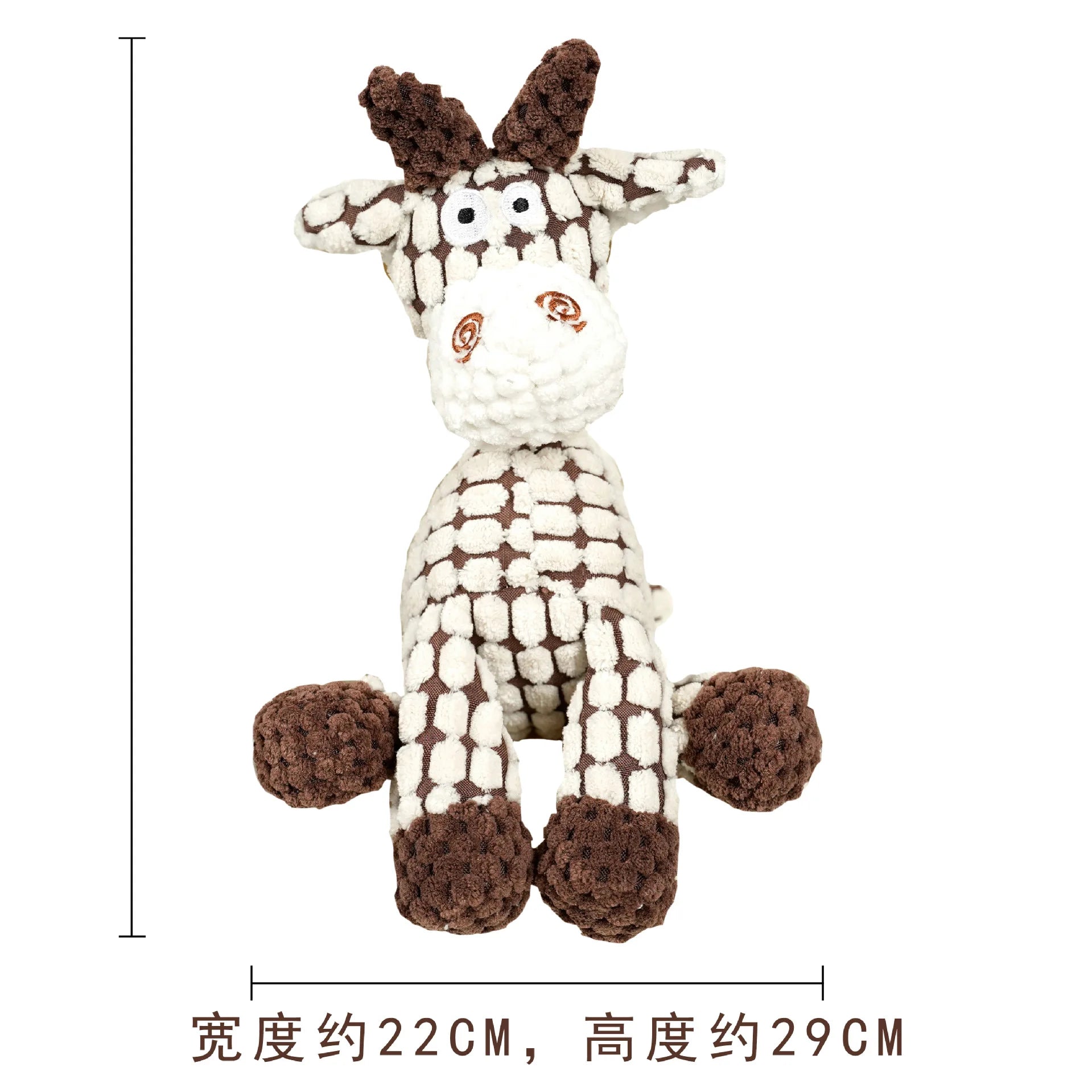 Pet Toys Animals Shape Bite Resistant Squeaky Toys Teeth Grinding Plush Dog Toy for Small Large Puppy Pets Training Accessories