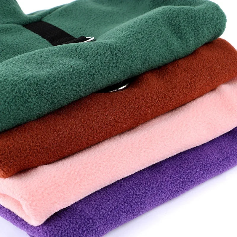 Pet Clothing for Autumn and Winter Dog Clothing Made of Fleece That Can Be Pulled To Keep Warm Vest Size Small Pet Clothing