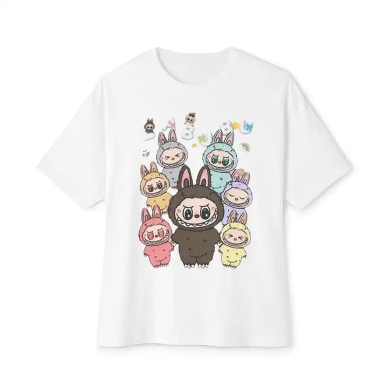 2025 New Unisex Women's T-Shirt Harajuku Fun Cartoon T-Shirt 90s Printed T-Shirt Aesthetic T-Shirt Comfortable Short Sleeve