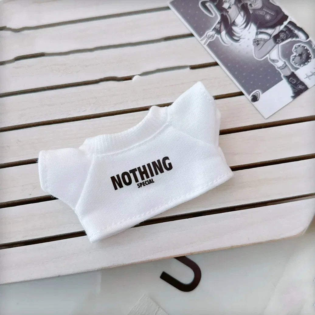 NO Doll, For Labubu Doll Clothing Set Hat 17cm Clothes Shoes Doll DIY Accessories Training Sitting Party Games Toys Gifts