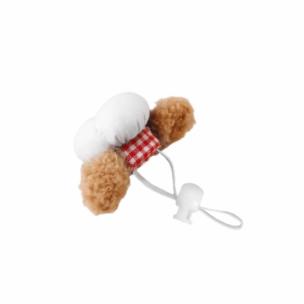 Pet Accessories Adjustable Hamster Chef Hat Comfortable Decorative Pet Costume Hat Breathable Hamster Cosplay Hat Photo Prop