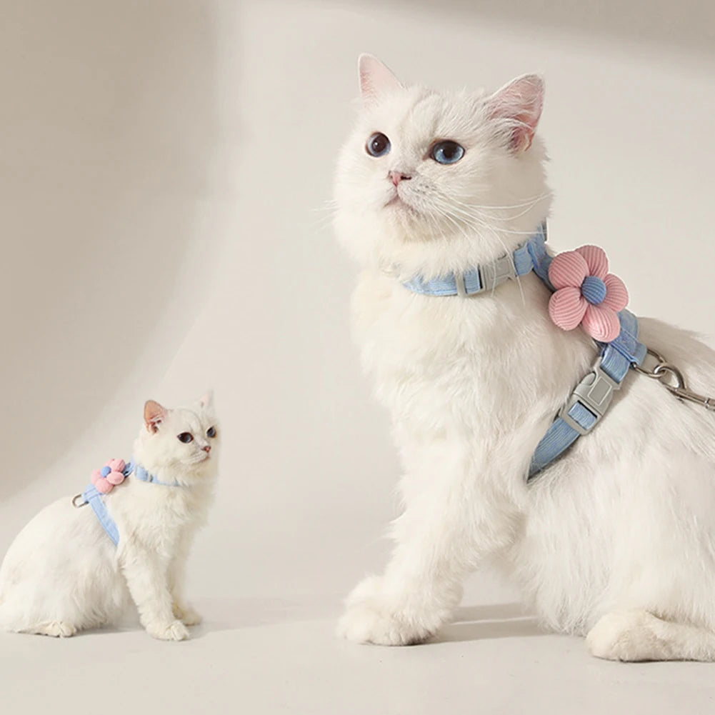 Pet Traction Rope Self Carrier Pet Leash Harness Set Pet Vest Portable Multifunctional Pet Leash For Outdoor Pet Accessories