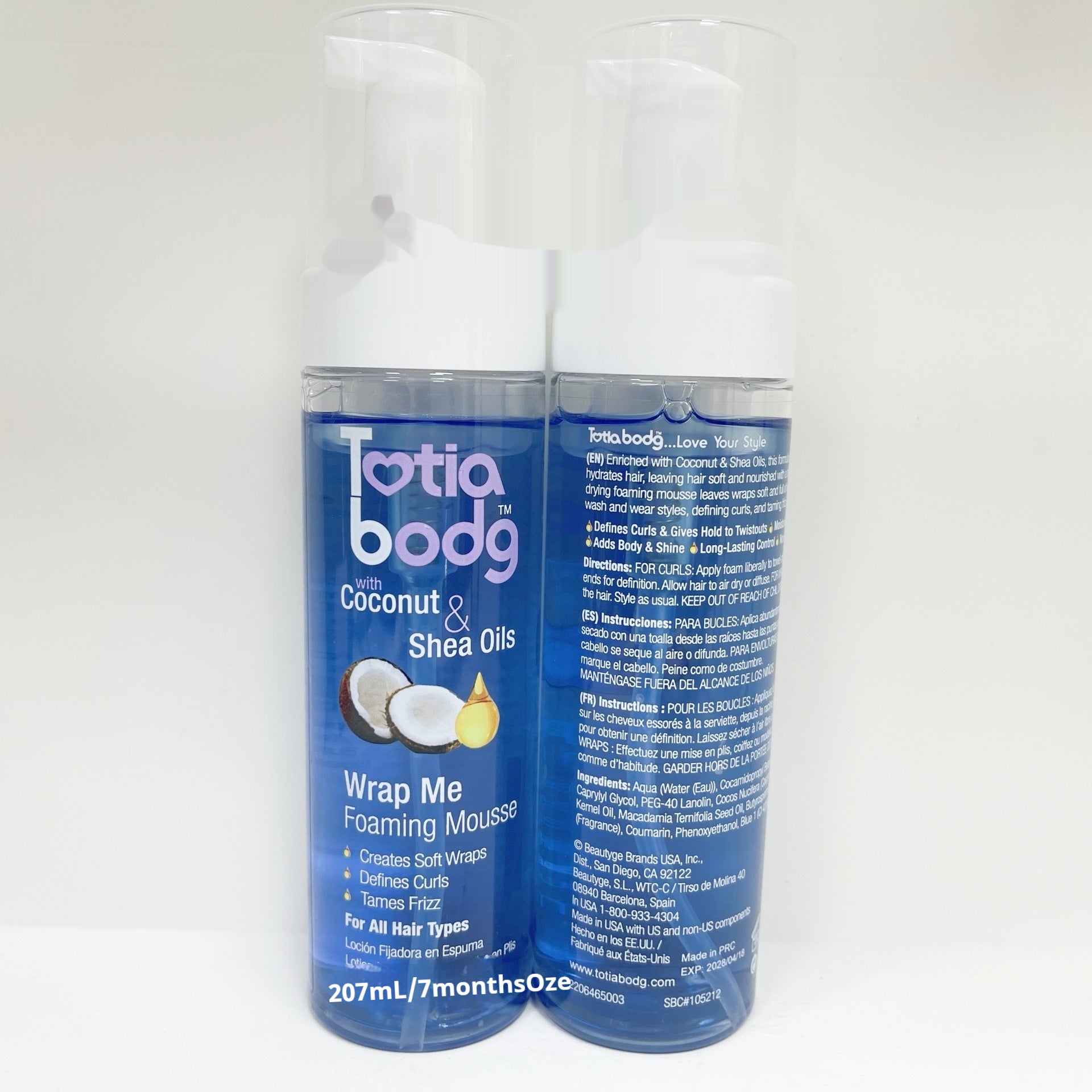 Coconut Shea Butter Mousse Fluffy Spray